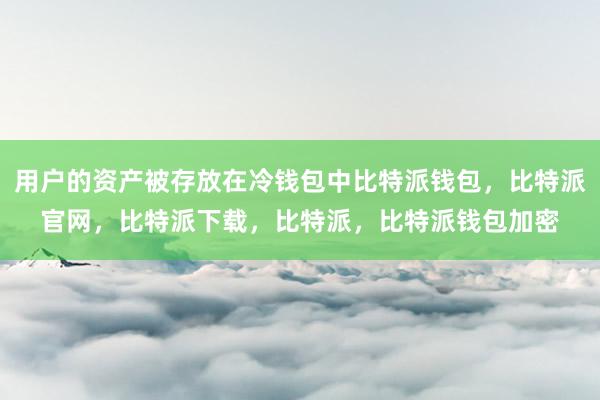 用户的资产被存放在冷钱包中比特派钱包，比特派官网，比特派下载，比特派，比特派钱包加密