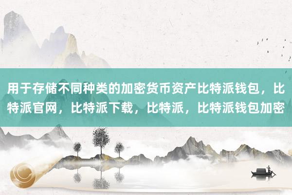 用于存储不同种类的加密货币资产比特派钱包，比特派官网，比特派下载，比特派，比特派钱包加密