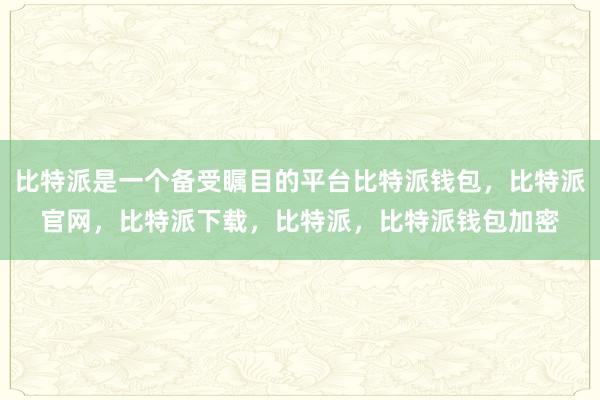 比特派是一个备受瞩目的平台比特派钱包，比特派官网，比特派下载，比特派，比特派钱包加密