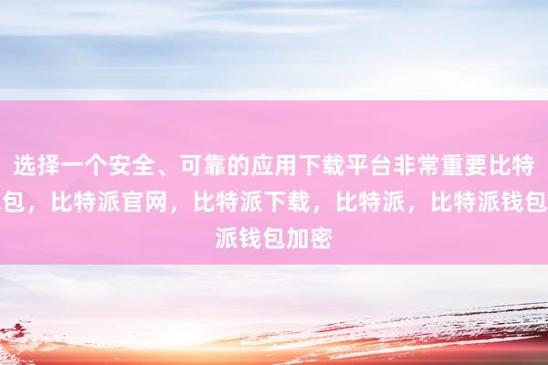 选择一个安全、可靠的应用下载平台非常重要比特派钱包，比特派官网，比特派下载，比特派，比特派钱包加密