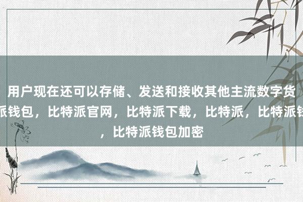 用户现在还可以存储、发送和接收其他主流数字货币比特派钱包，比特派官网，比特派下载，比特派，比特派钱包加密