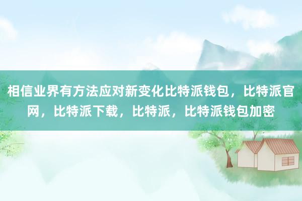 相信业界有方法应对新变化比特派钱包，比特派官网，比特派下载，比特派，比特派钱包加密