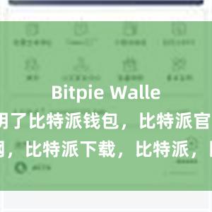 Bitpie Wallet的界面简洁明了比特派钱包，比特派官网，比特派下载，比特派，比特派钱包加密