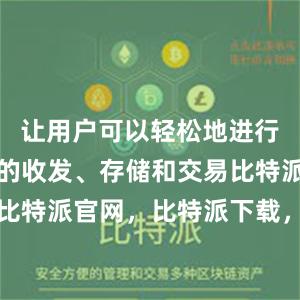 让用户可以轻松地进行数字货币的收发、存储和交易比特派钱包，比特派官网，比特派下载，比特派，比特派钱包加密