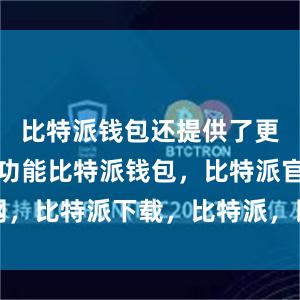 比特派钱包还提供了更多的安全功能比特派钱包，比特派官网，比特派下载，比特派，比特派钱包加密